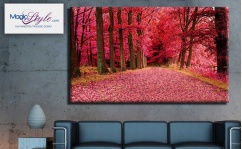 Obraz canvas PINK FOREST