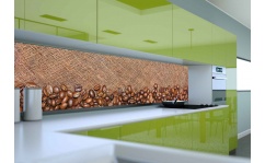 Panel szklany do kuchni ZIARNA KAWY II hartowany